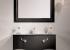 Mueble de baño Viena lacado alto brillo negro.
