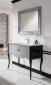 Mueble de baño Viena combinado negro - plata fantasy