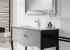 Mueble de baño Viena combinado negro - plata fantasy