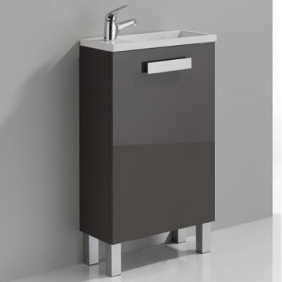 Mueble debaño mini 50 cm. baladre gris oscuro