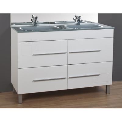Mueble de baño malera duo 120 cm. blanco