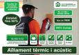 Inyectado de aislante térmico en paredes, aislamiento térmico