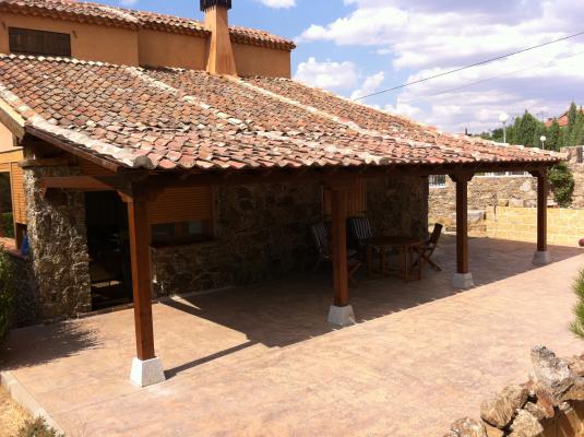 porche teja vieja