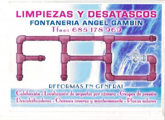 fontaneria  y desatascos