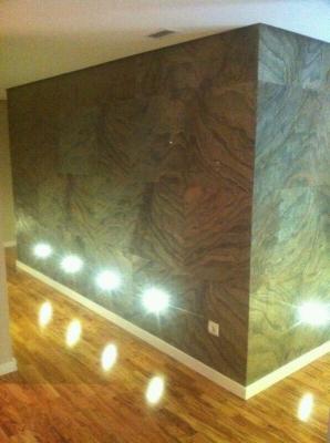 Decoracion interior realizada con piedra natural Stoneplus