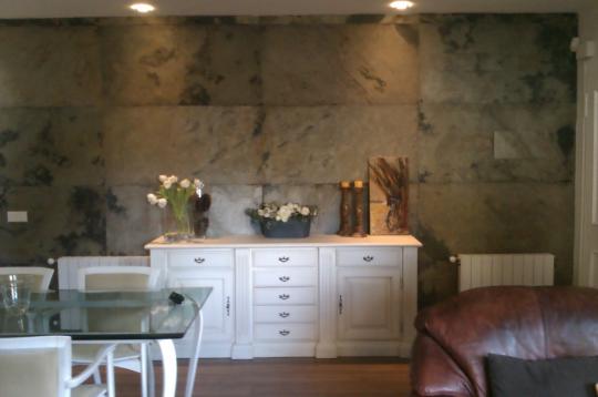Decoracion comedor con piedra natural Stoneplus.