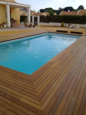 Instalacion Madera IPÉ en Piscina 4