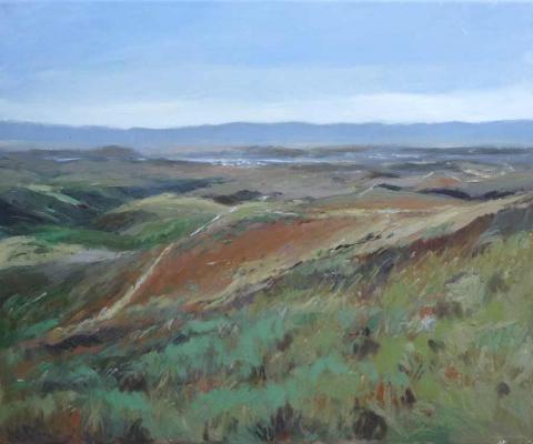 montes de león,oleo sobre lienzo