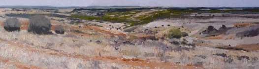 paisaje de castilla, oleo sobre lienzo