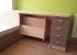 mueble zapatero bajo mesa de estudio