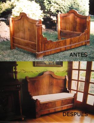 Reciclado cama Francesa siglo XIX