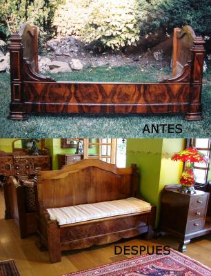 Reciclado cama Francesa siglo XIX
