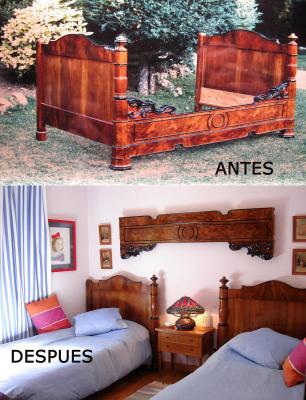 Reciclado cama Francesa siglo XIX