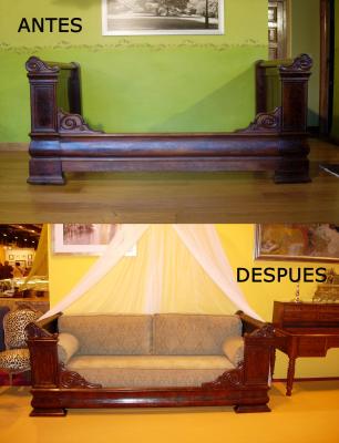 Reciclado cama Francesa siglo XIX