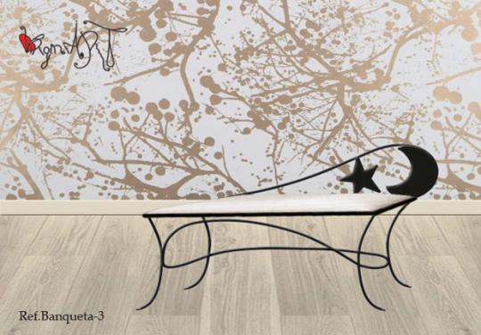 Banquetas de forja virginiART