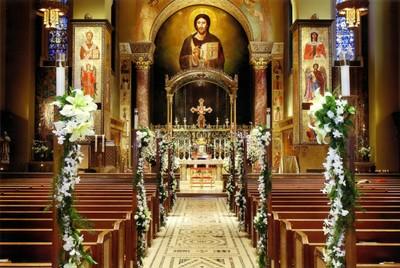 Iglesia decorada