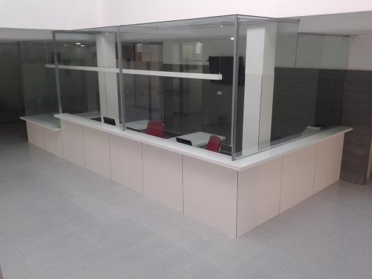 mostrador recepcion centro salud