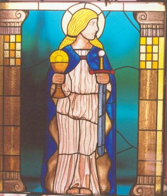 Vidriera Religiosa.
