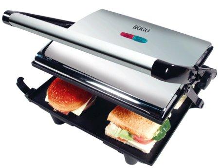 GRILL SOGO SANDW7157-SS7130 2000W