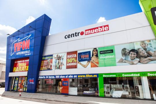 Tifón hipermueble está en centro Mueble Salamanca