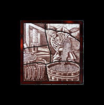 Extraer Mosto vidriera