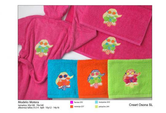 Toallas infantiles bordadas, Creart Osona
