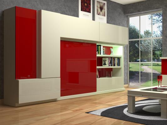 Salón moderno a medida TETRIS nº 2