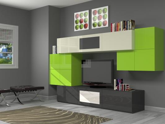 Salón moderno a medida TETRIS nº 5