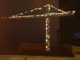 iluminación de grúa