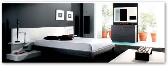 dormitorio moderno.