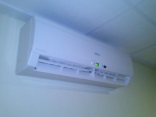 Split pared en vivienda