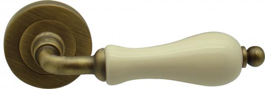 Manivela 1086 Cuero Inglés con porcelana beige