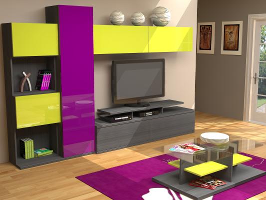 Salón moderno apilable nº 1