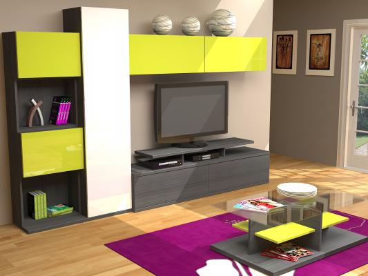 Salón moderno apilable nº 2