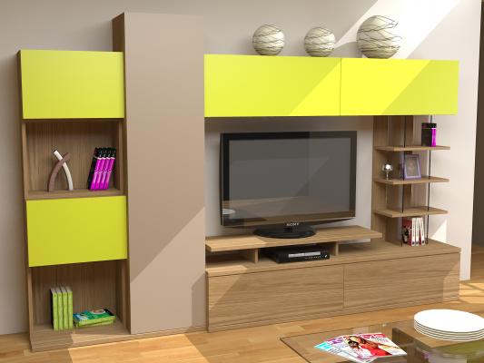 Salón moderno apilable nº 4