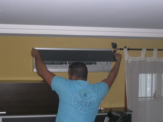 Aire tipo Split en Vivienda