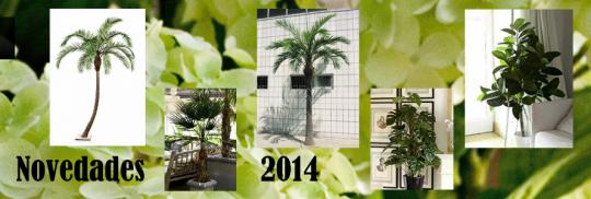 Novedades PALMERAS ARTIFICIALES - PRIMAVERA 2014