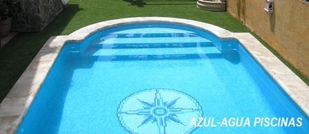 PISCINA DE OBRA CON ESCALERA ROMANA