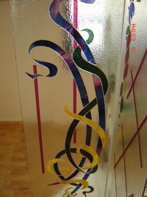 Cristal decorado