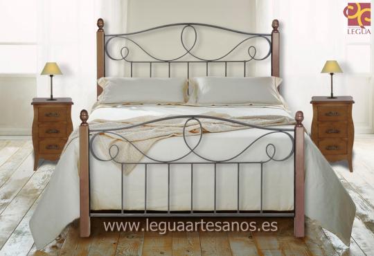 Cama de forja MARINA (Forja-Madera)