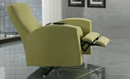 Diseño de butaca relax motorizada Mod. TERRA abierta
