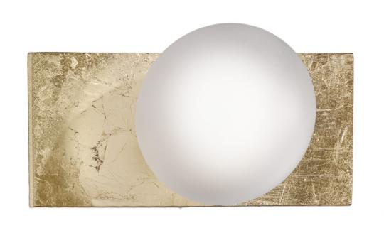 Aplique bola deco 1 luz oro