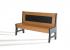 Banco Arga modelo Zen en madera maciza de Haya. A medida, con cajón para almacenamiento