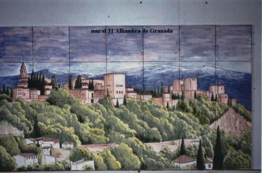 Mural La alhambra