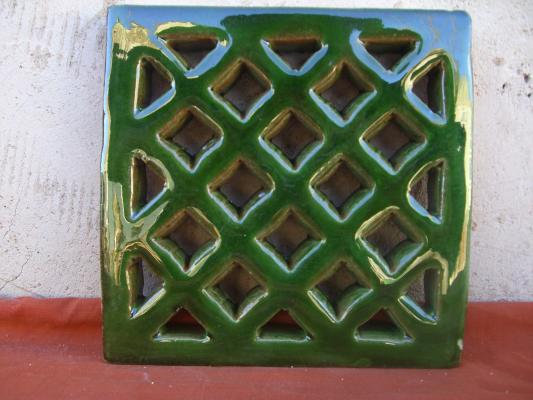 rejilla de ventilación verde