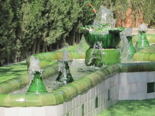 Fuente de azulejos