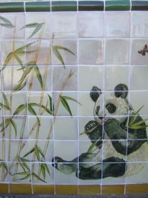 Mural panda