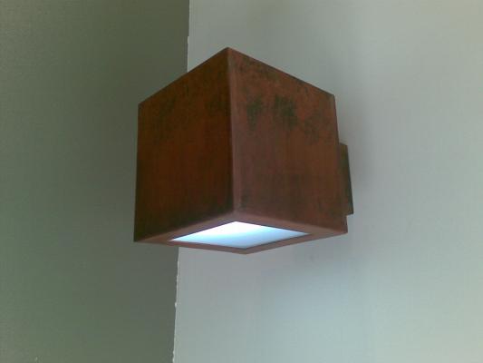 Aplique acero corten