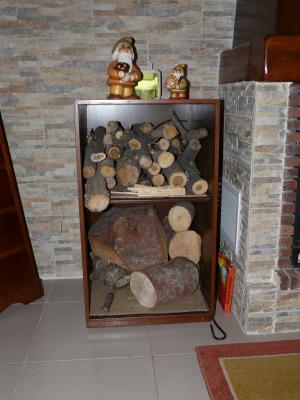 Leñero acero corten