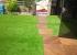 cesped artificial con tarima en 60x60